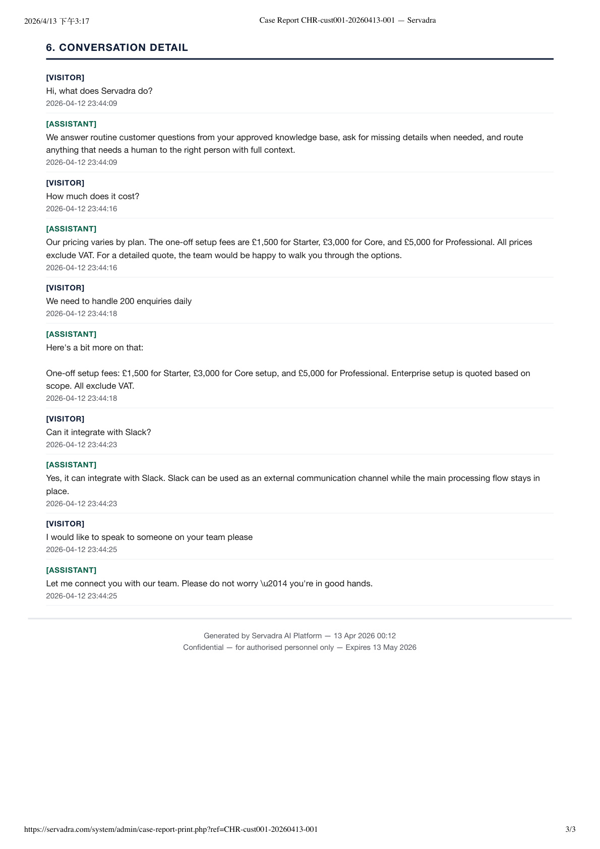 Marketing Starter Report — page 3 preview
