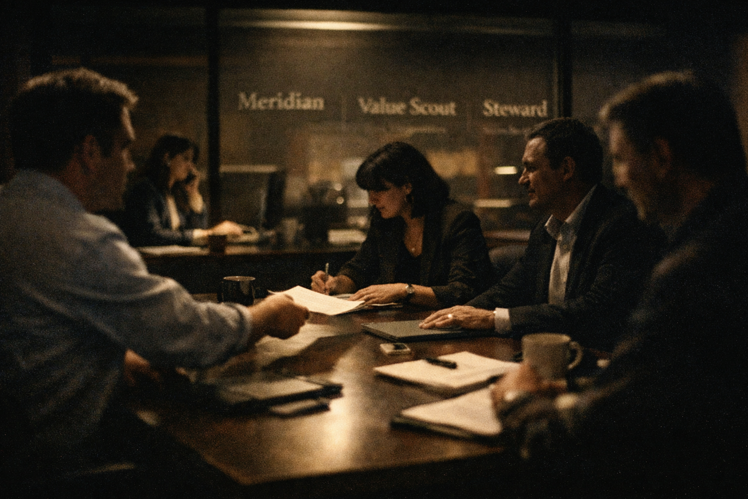 Structured handover from enquiry to decision