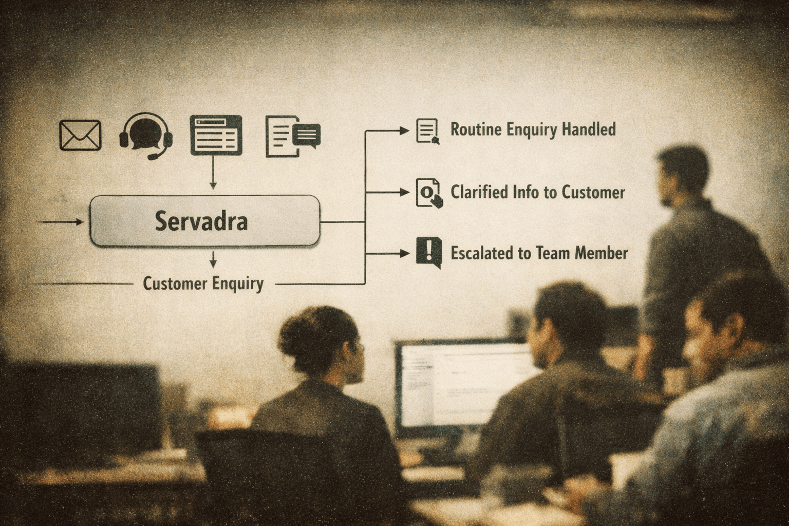 Servadra governed operational AI structure